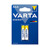 VARTA LR03 (AAA) Energy 1.5В, Батарейка щелочная 